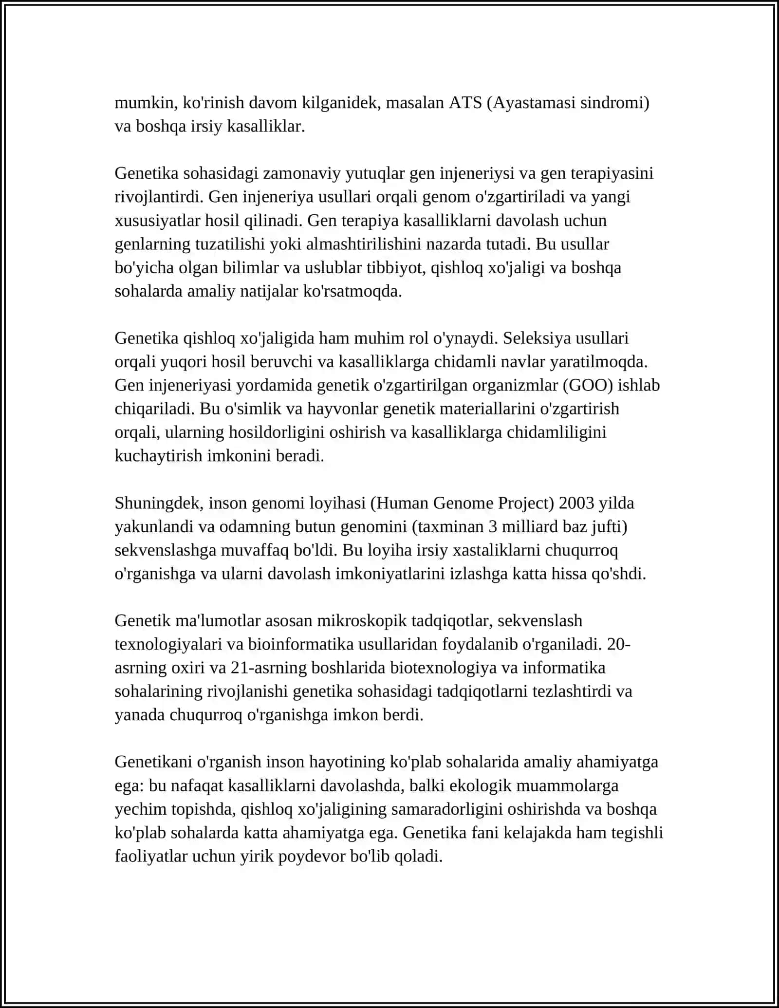 ODAM GENETIKASI 4