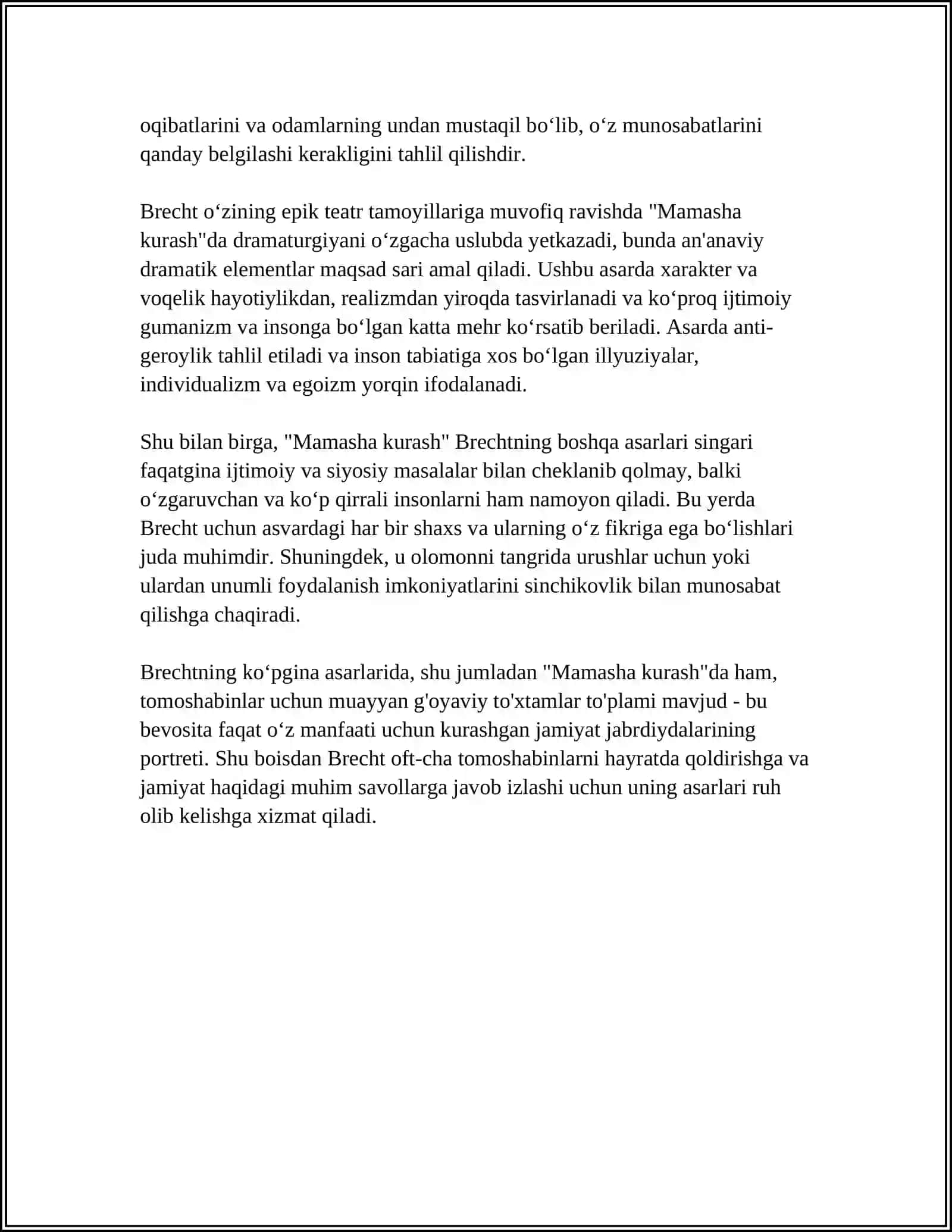BREXT VA UNING "MAMASHA KURASH" ASARI 4