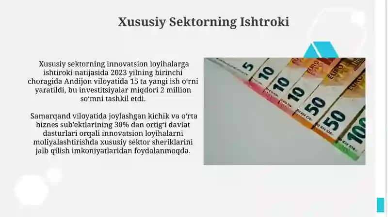 Innovatsion loyihalarni moliyalashtirish tizimi 4