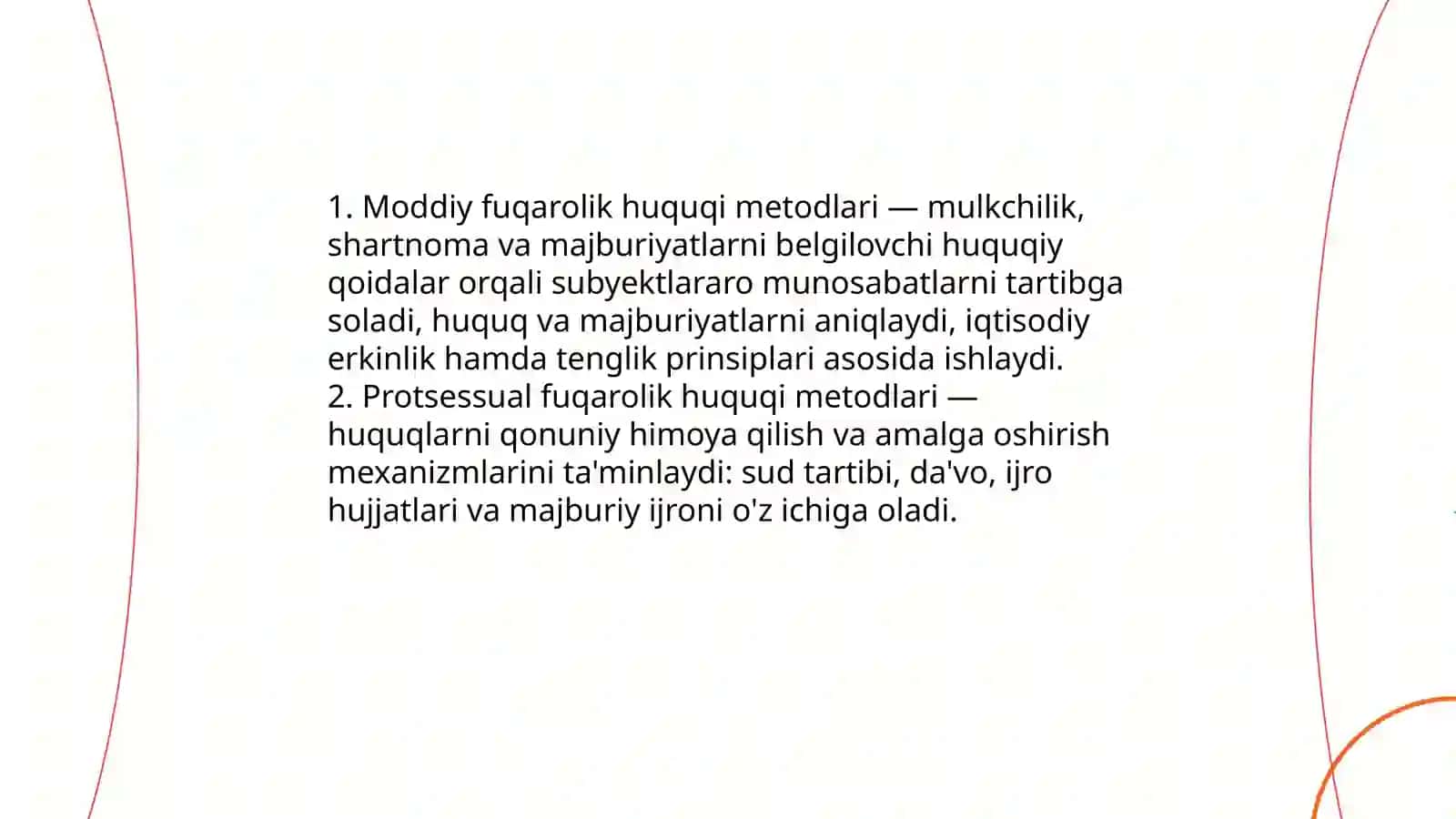 Fuqarolik huquqi metodlari 4
