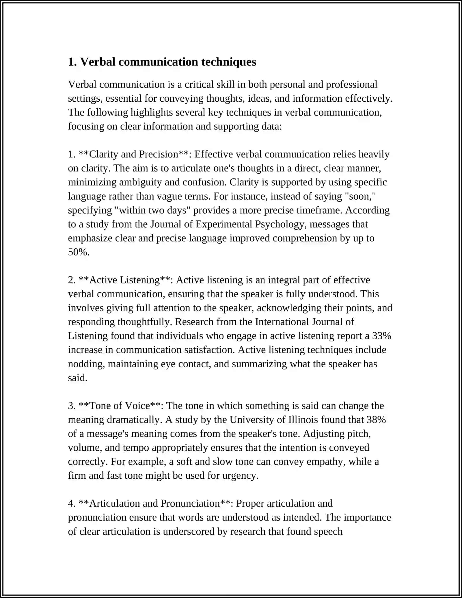 WHAT ARE THE EFFECTIVE COMMUNICATION SKILLS? SHU MAVZUGA 4