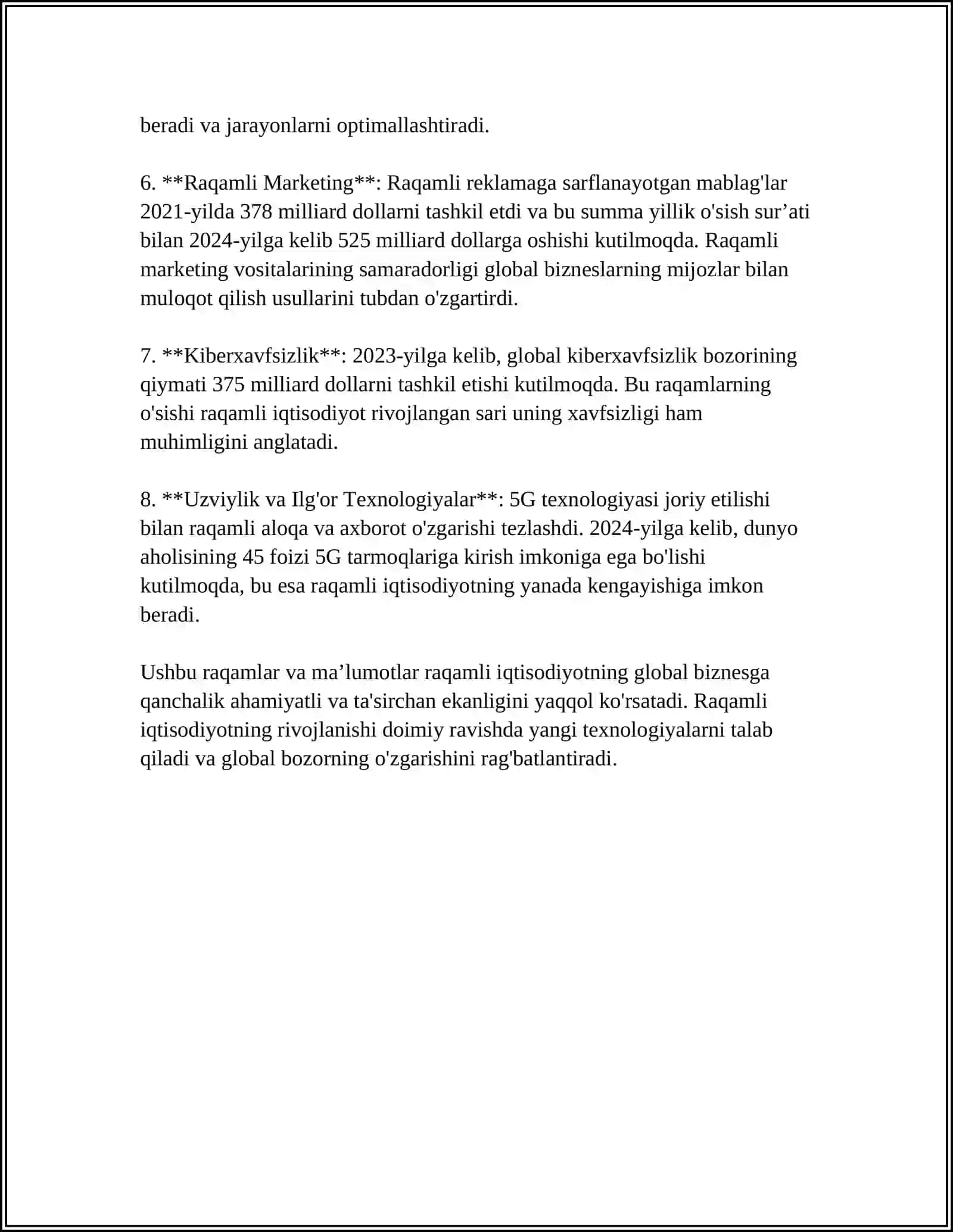 GLOBAL IQTISODIYOTDA BIZNES 4