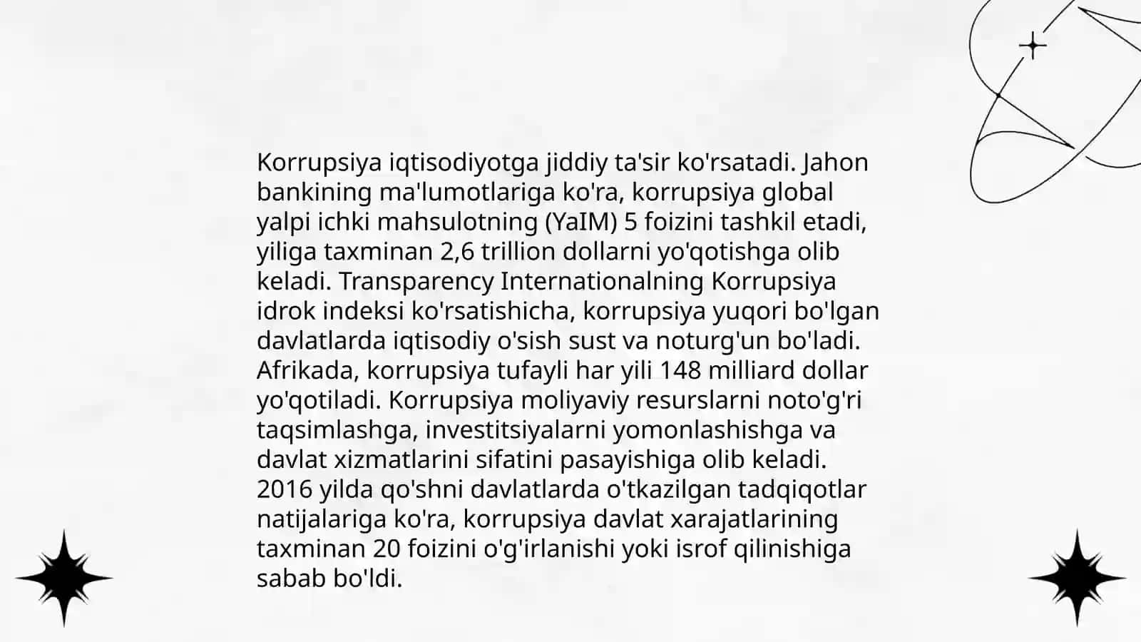 Karrupsiyaning shakllari va karrupsiyaning turlari 4