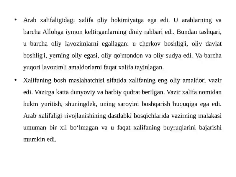 Musulmon renesansida davlat boshqaruvi 4