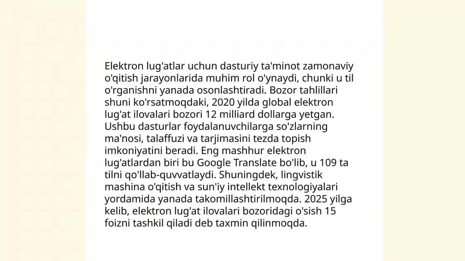 Elektron lug'atlar yaratish 4