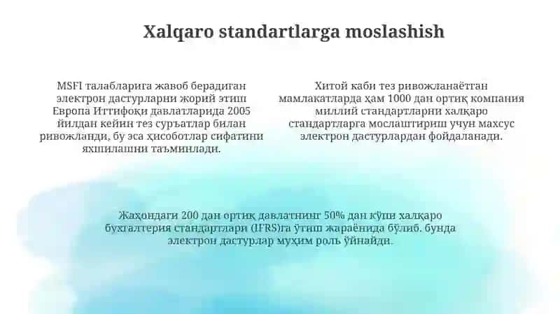 Elektron Buxgalteriya Dasturlarining Afzalliklari va Kamchiliklari 4