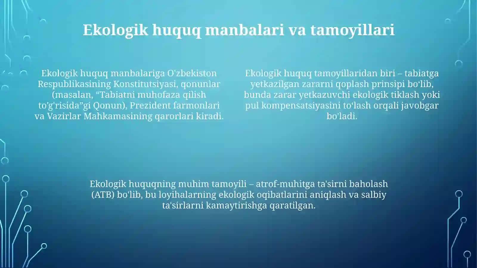 Ekologik huquq 4