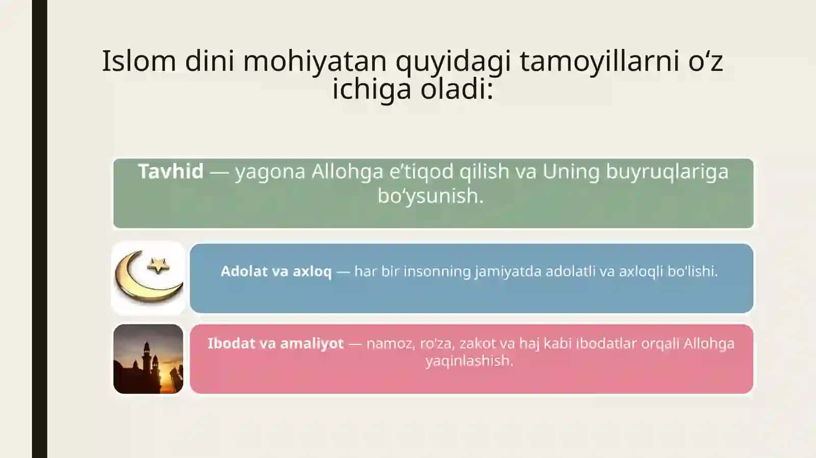 Islom dinining jahon dinidagi maqomi 4