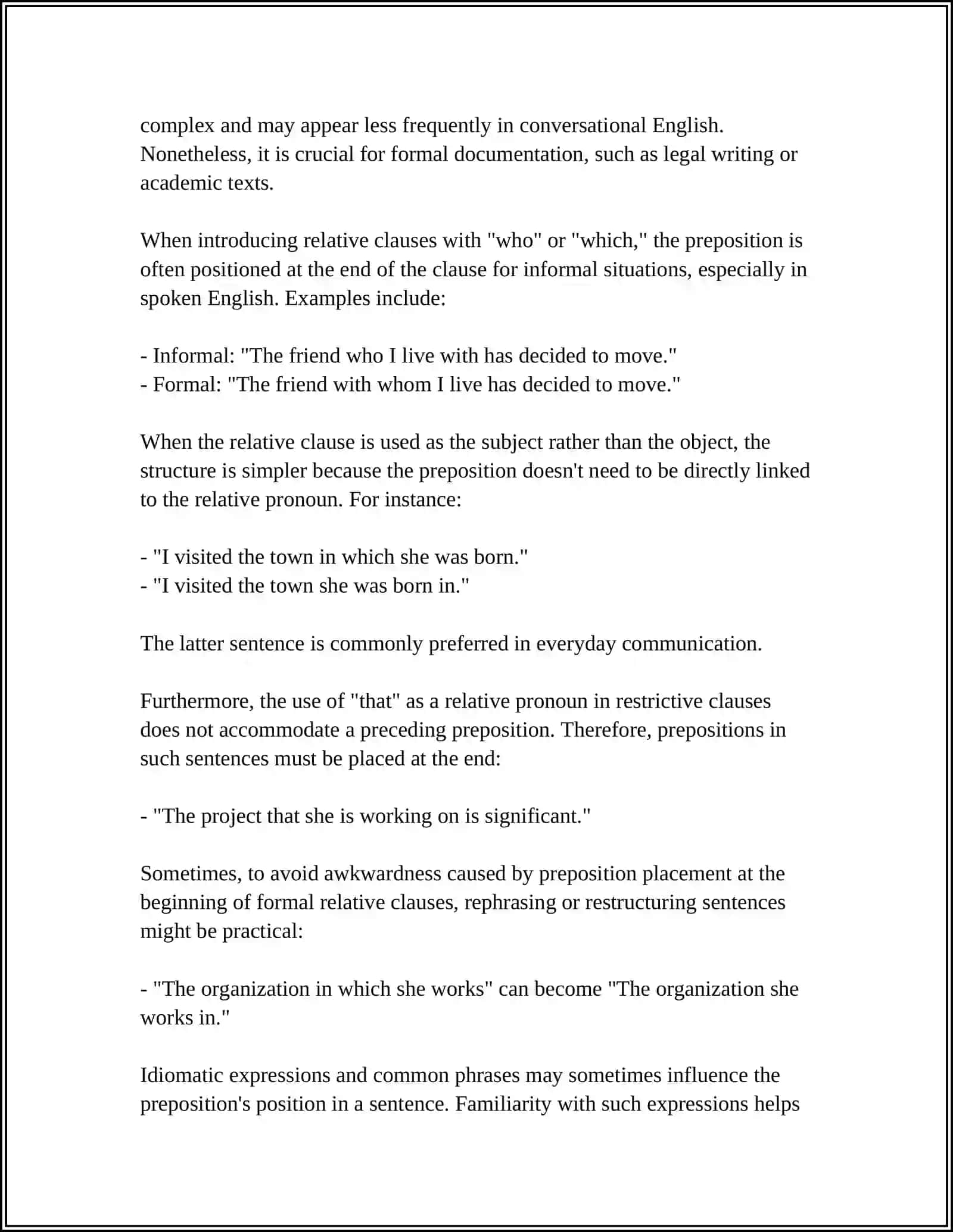RELATIVE PRONOUNS WITH PREPOSITIONS 4