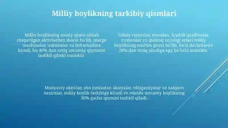 Milliy boylik statistikasi 4