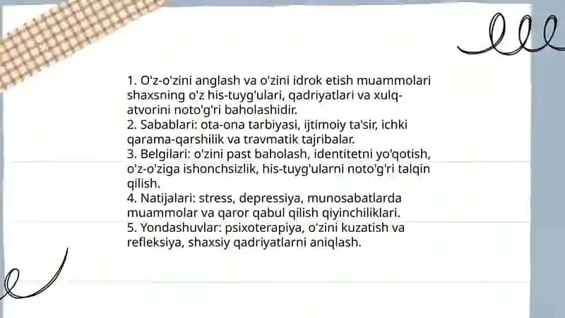 Psixologiyada shaxs muammosi 4
