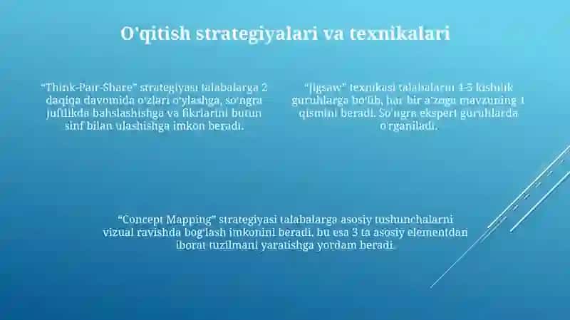 Fan asoslariga o‘qitish metodlari 4