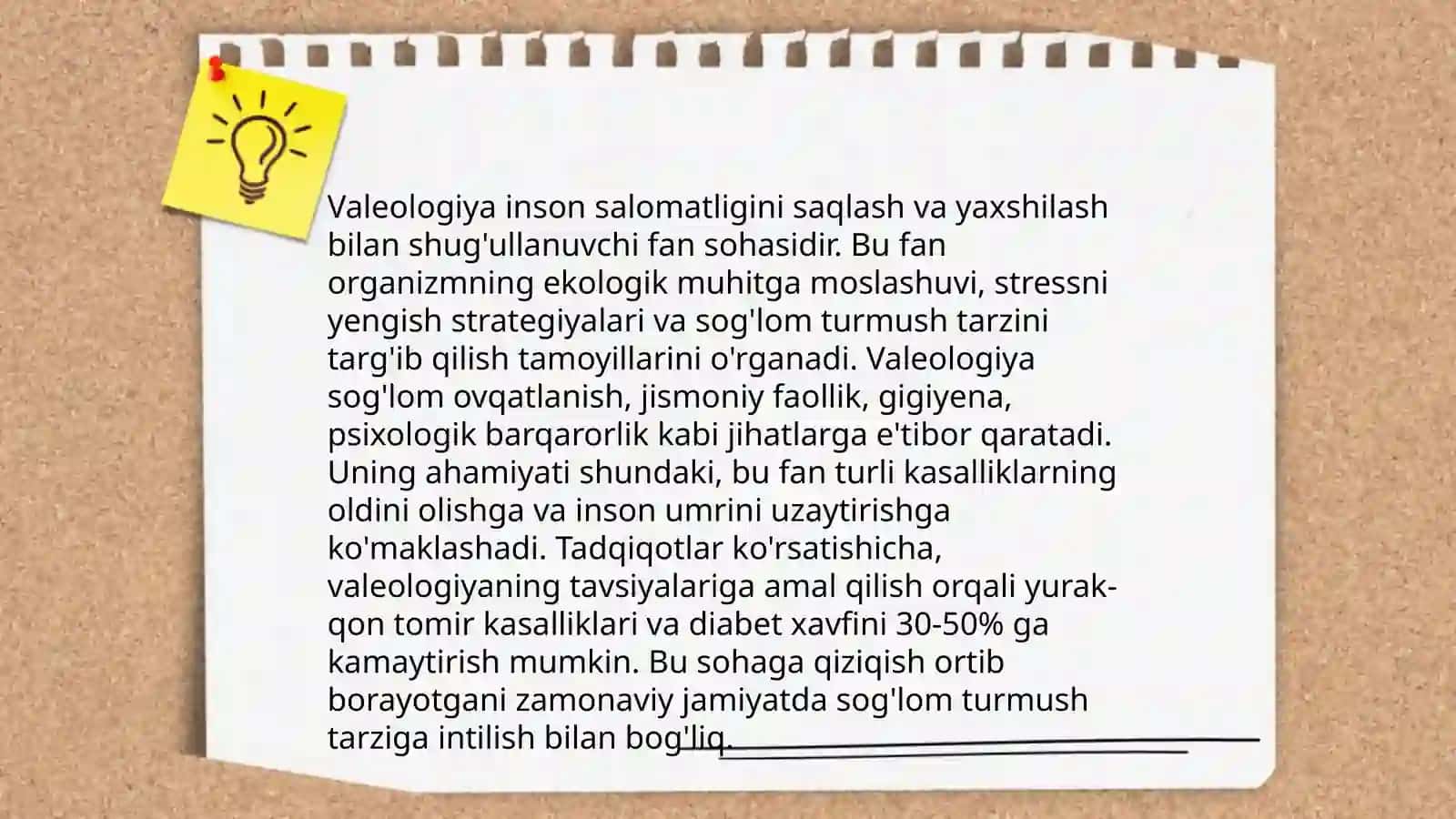 Sog'lom turmush tarzi asoslari 4