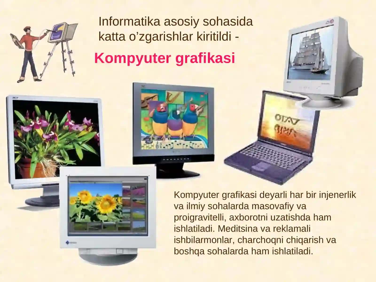 Kompyuter grafikasi tushunchasi 4