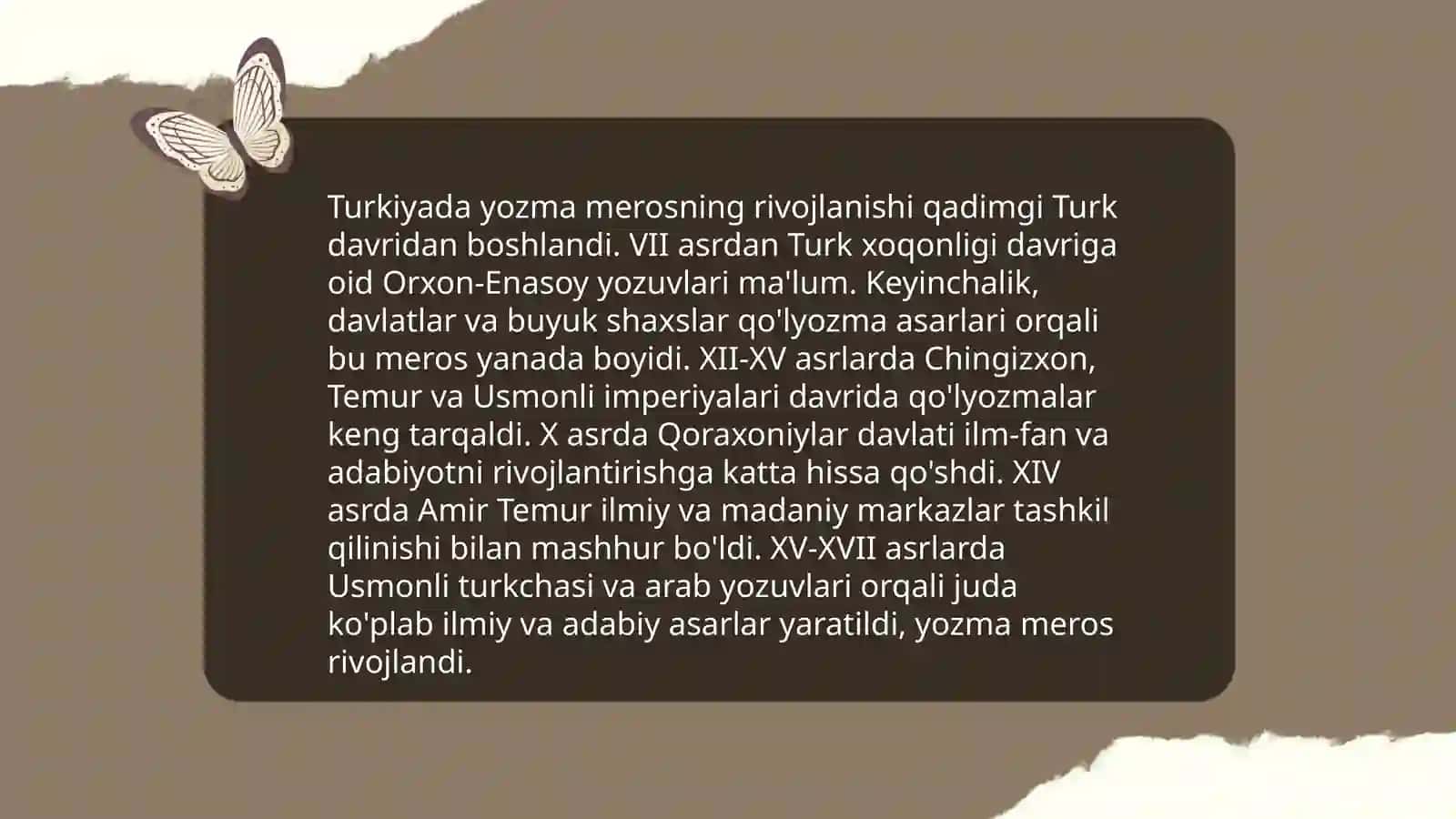 Arab yozuvidagi turkiy yozma meros 4