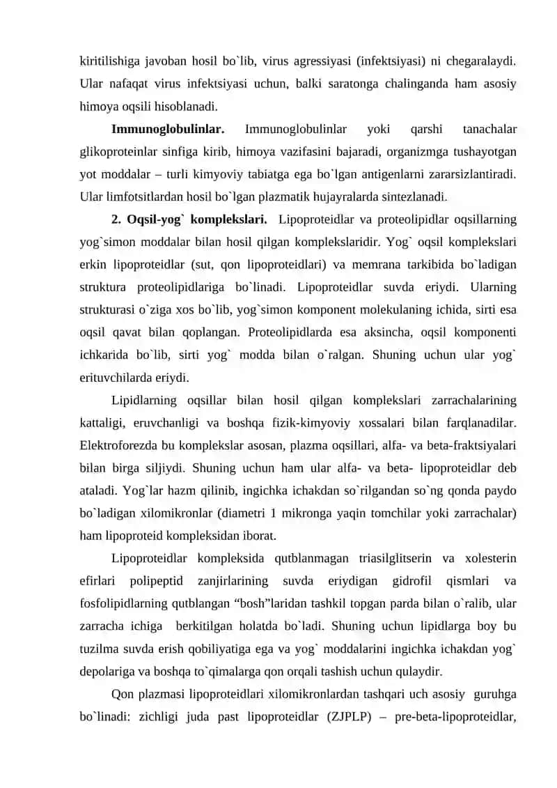 Murakkab oqsillar 4