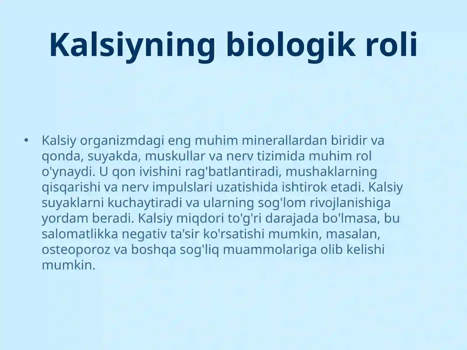 Kalsiy miqdorini aniqlash 4