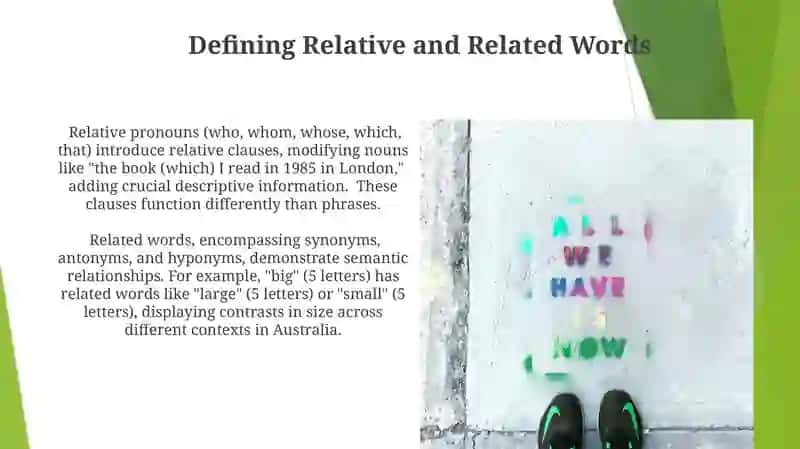 Relative and related words 4
