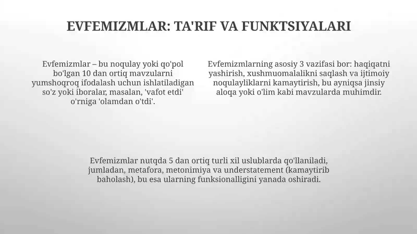 Taboo languages, euphemisms and cultural attitudes towards politeness 4