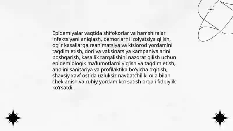 Tibbiyot sohasidagi fidoiylar 4