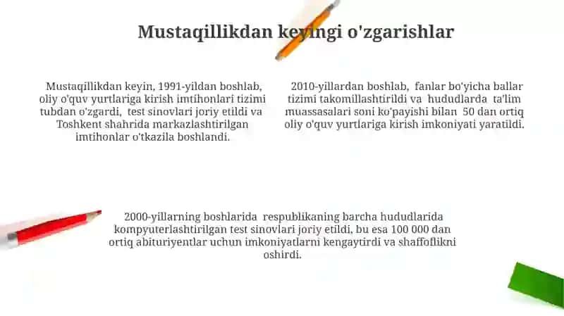 Ixtisoslikga kirish dyuzdo toʻgʻrisida tarixiy maʼlumotlar 4