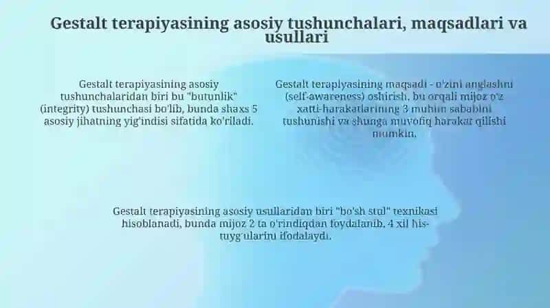 Psixoanalitik va Gestalt Terapiyasi 4