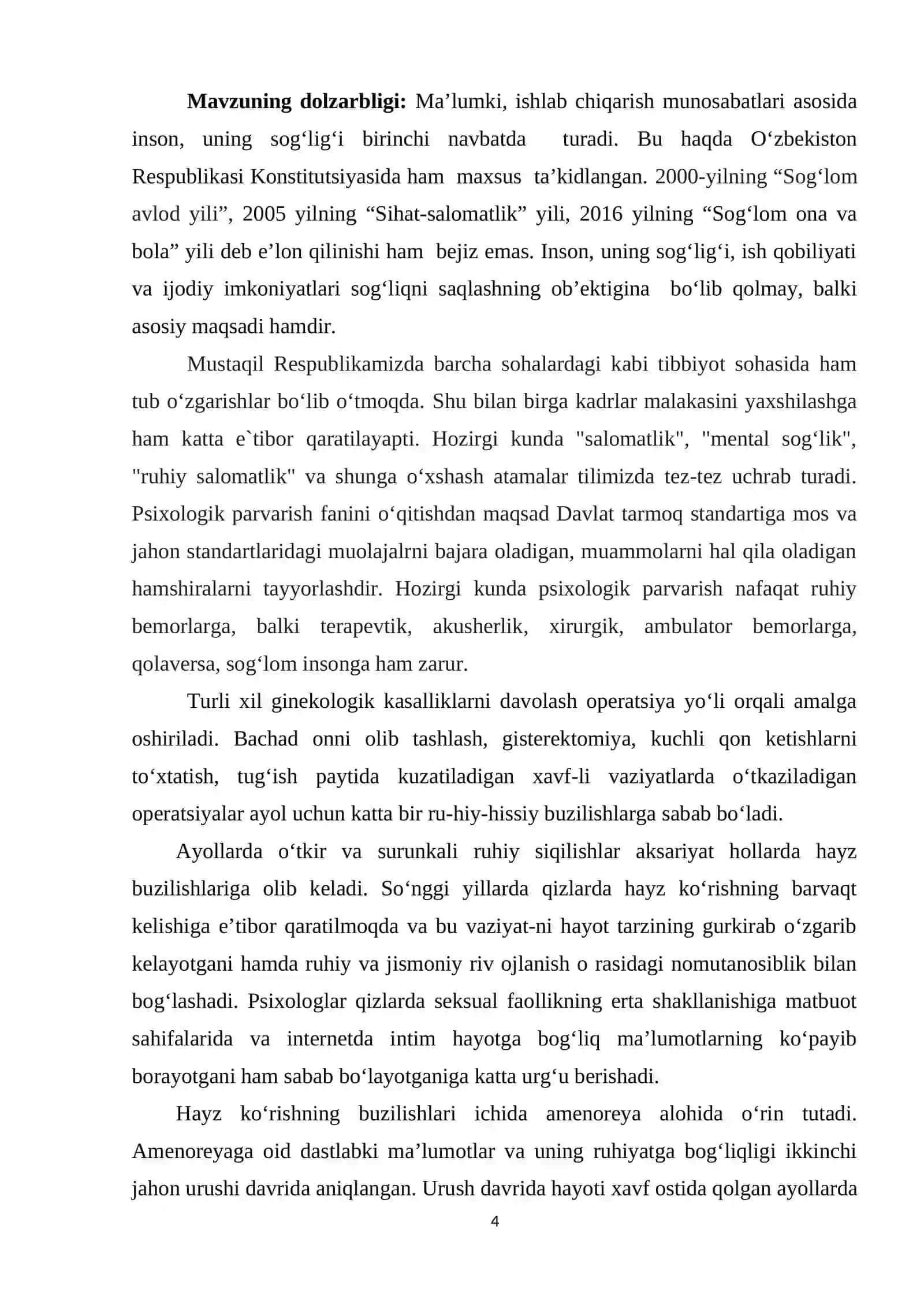 AKUSHERLIK KASALLIKLARDA PSIXIK BUZILISHLAR 4