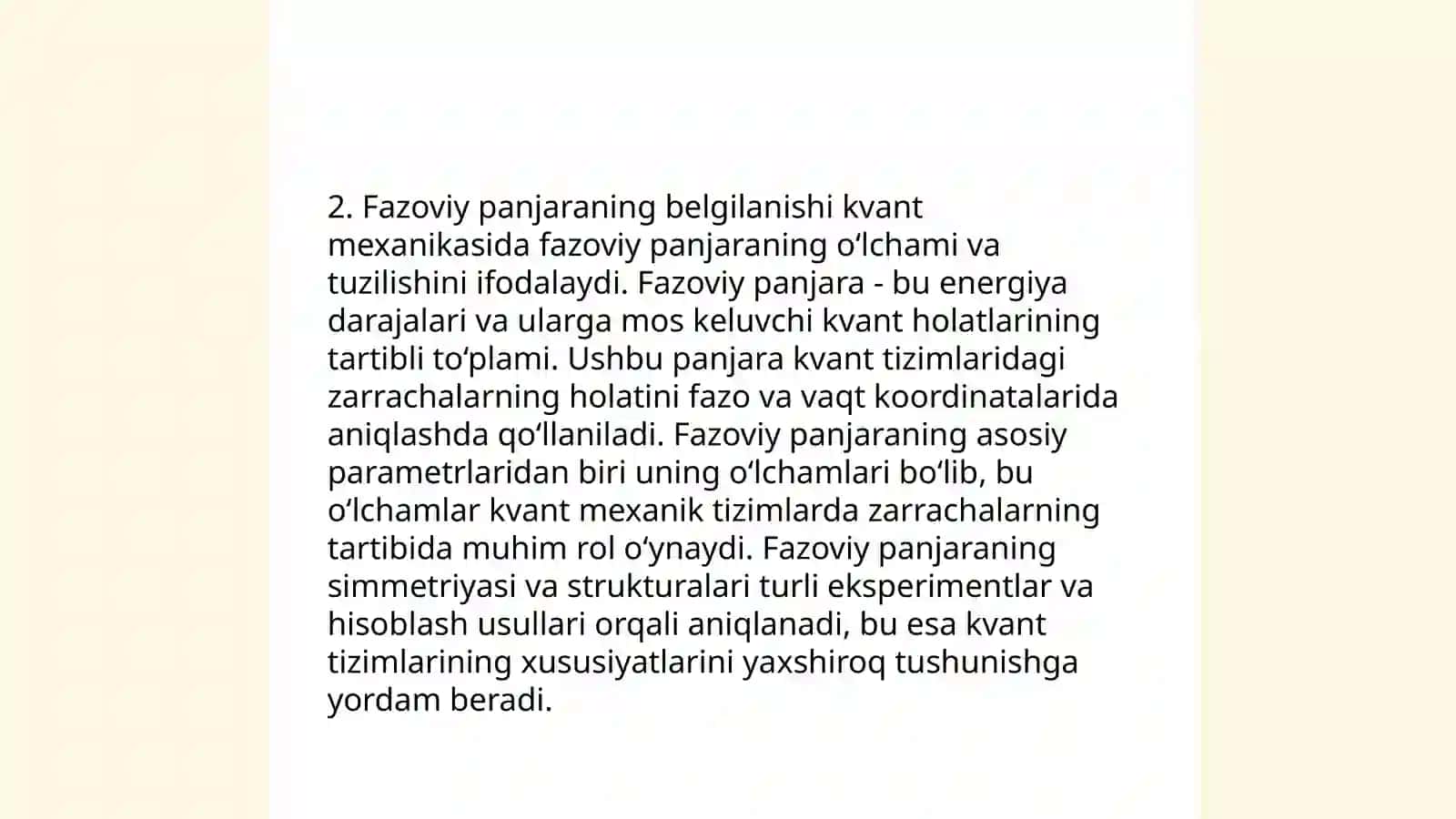 Kristallarning fazoviy panjarasi 4