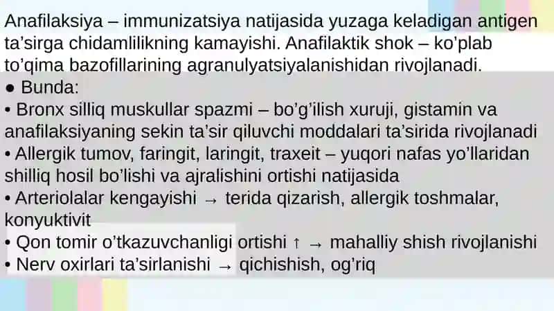 Anafilaktik shok va uni davolash 4