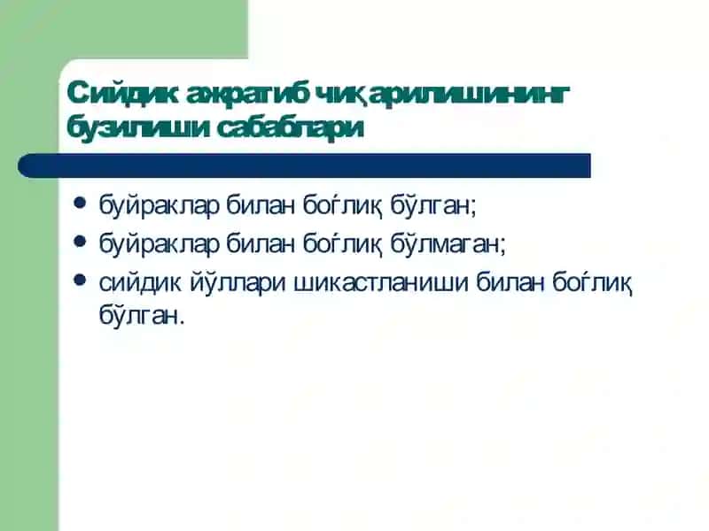 Буйраклар патофизиологияси 4
