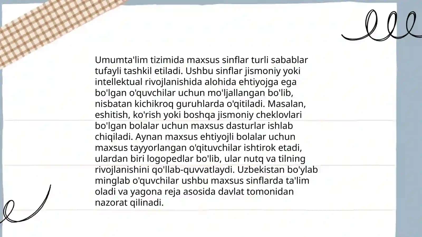 Maxsus ehtiyojli bolalarga inklyuziv ta'lim 4