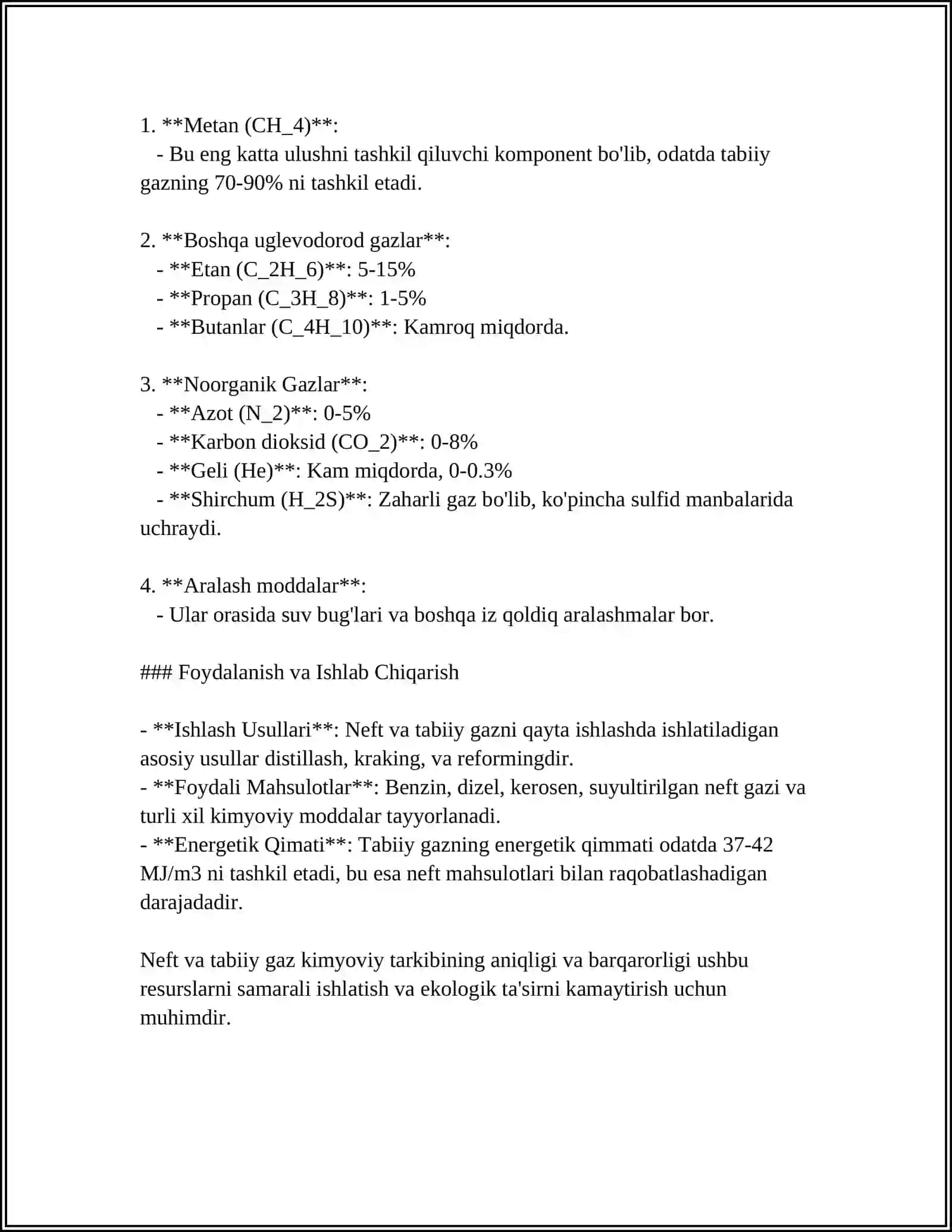 NEFT VA TABIIY GAZ XAMASHYOLARI TARKIBI 4