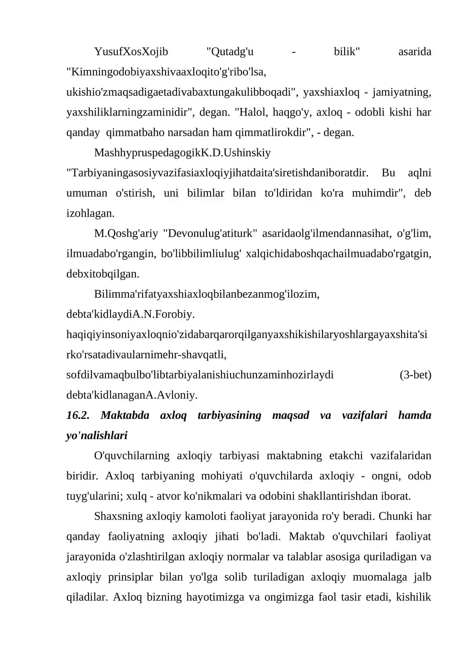 Axloqiy tarbiya. Mehnat tarbiyasi va kasb tanlash 4