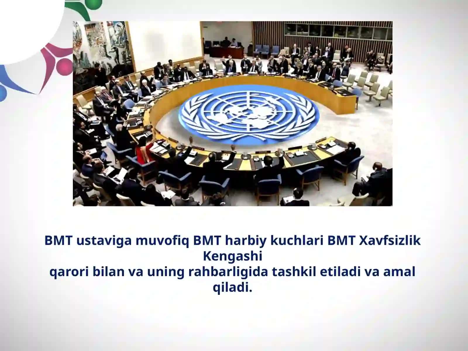 Davlat va huquq asoslari fanining 2-mavzusi: Birlashgan Millatlar Tashkilotining maqsadi va vazifalari 4