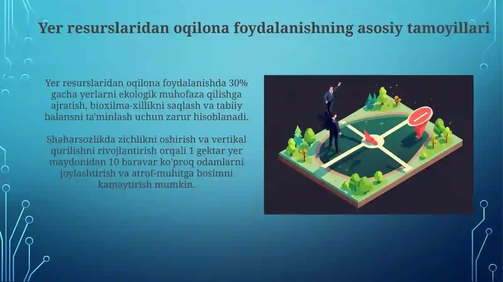 Yerdan oqilona foydalanish yo'llari 4