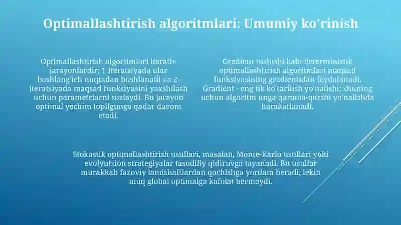 Global va lokal optimumlar 4