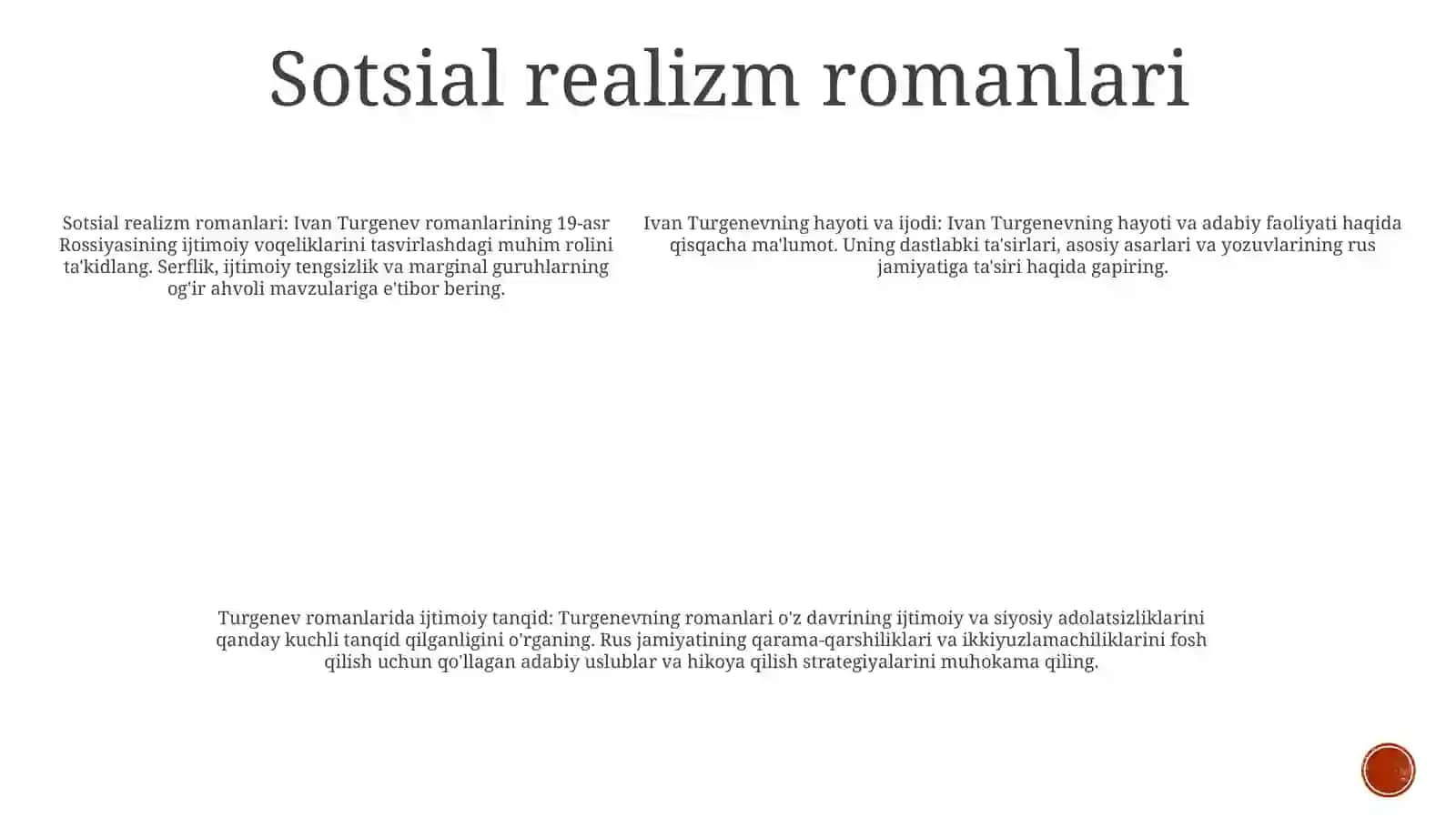 Bolalik va erta ta'sirlar: Ivan Turgenev 4