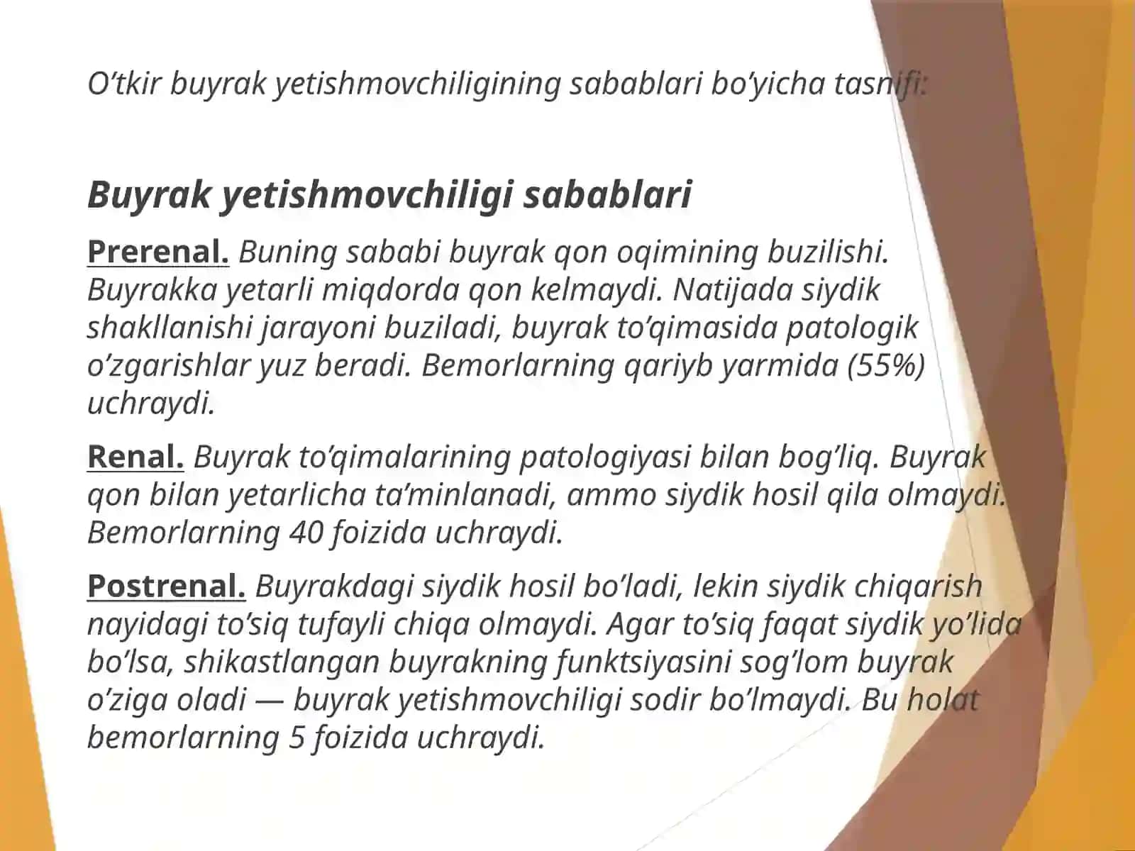 O’TKIR VASURUNKALI BUYRAKYETISHMOVCHILIGI 4