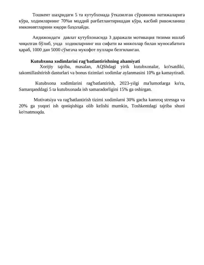 Motivatsiya va rag'batlantirish tizimi 4