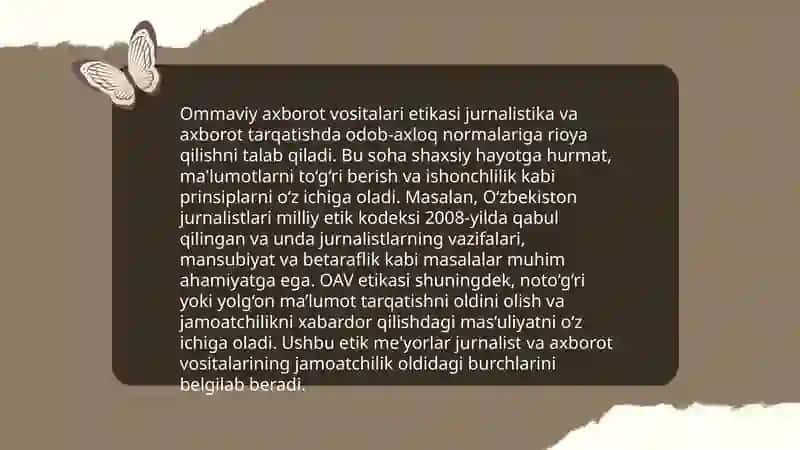 Mediya maydonida axborot tarqatish madaniyati 4