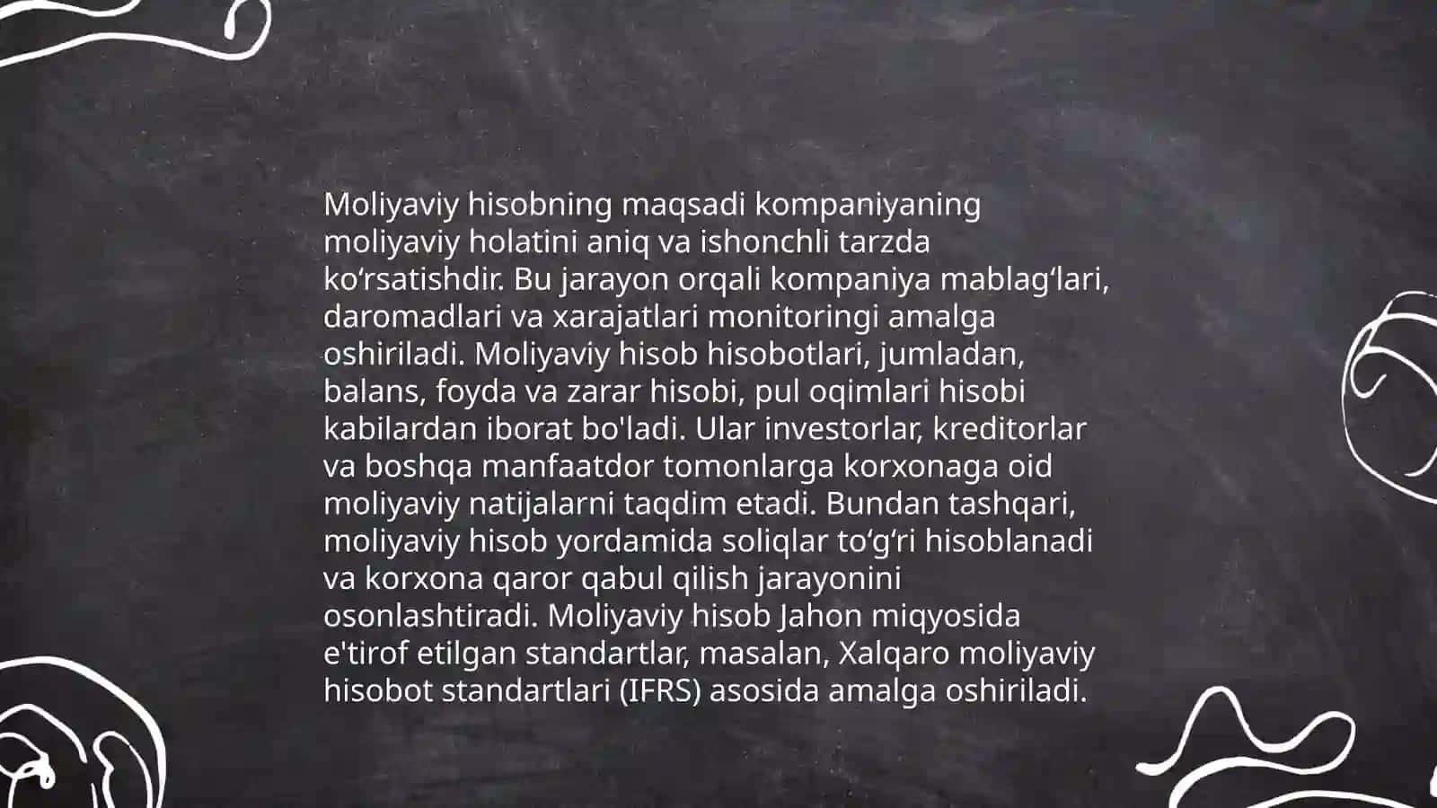 Boshqaruv va moliyaviy hisobning farqlari 4