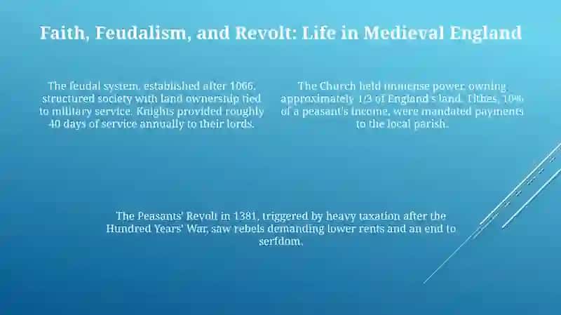 The historical background of Medieval and Renaissance England 4