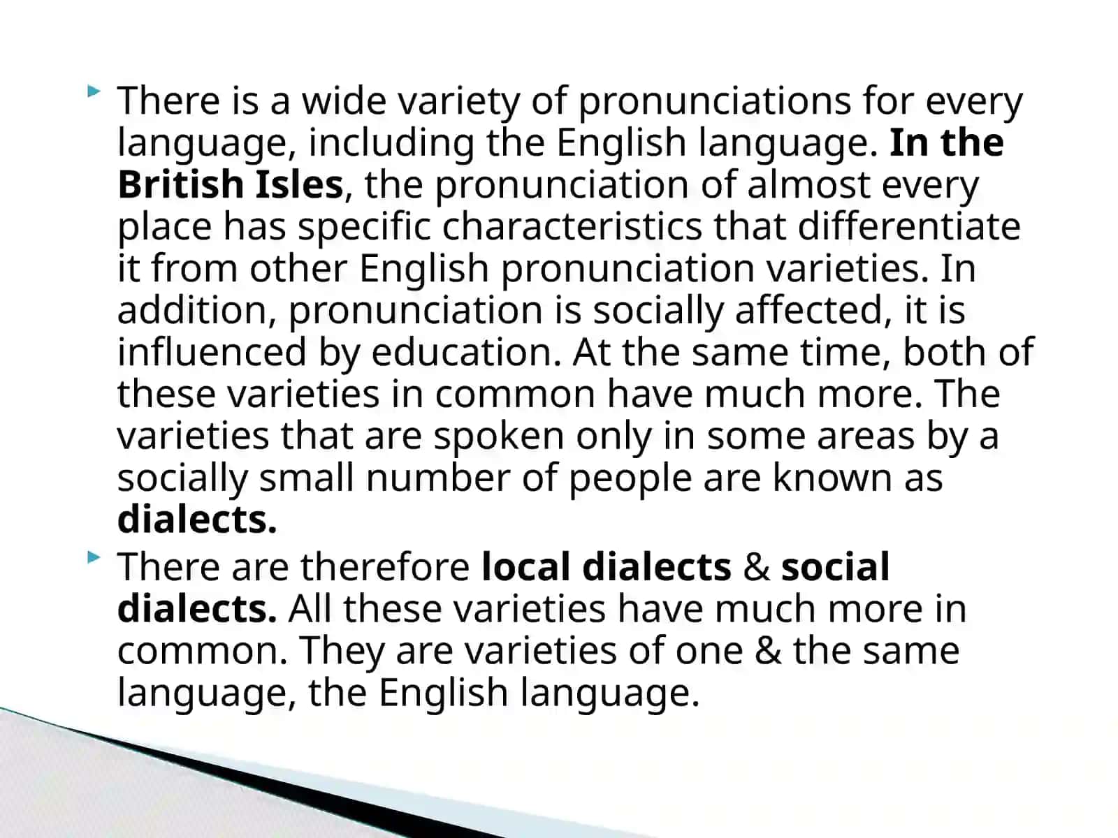 Self-Study: Types of pronunciation in English 4