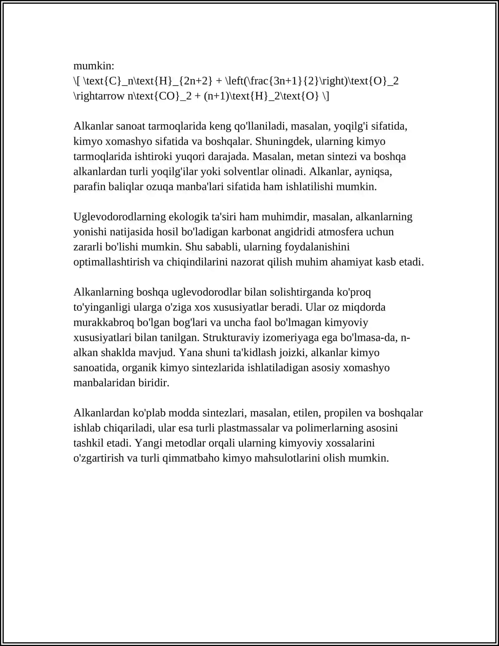 UGLEVODORODLAR KLASSIFIKATSIYASI 4