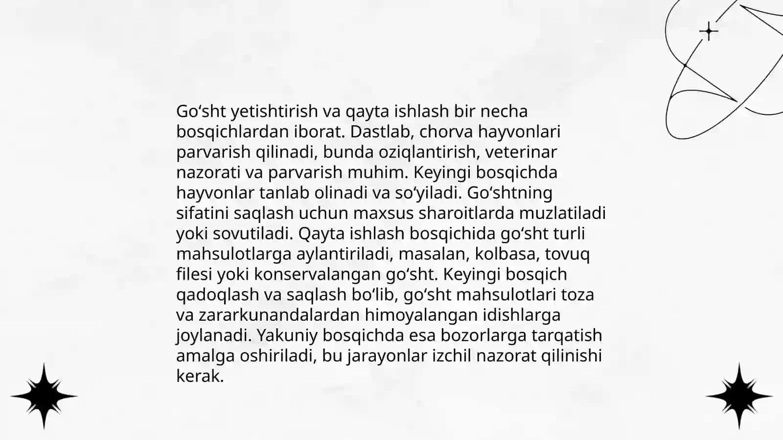 Go'sht korxonalari haqida umumiy tushuncha 4