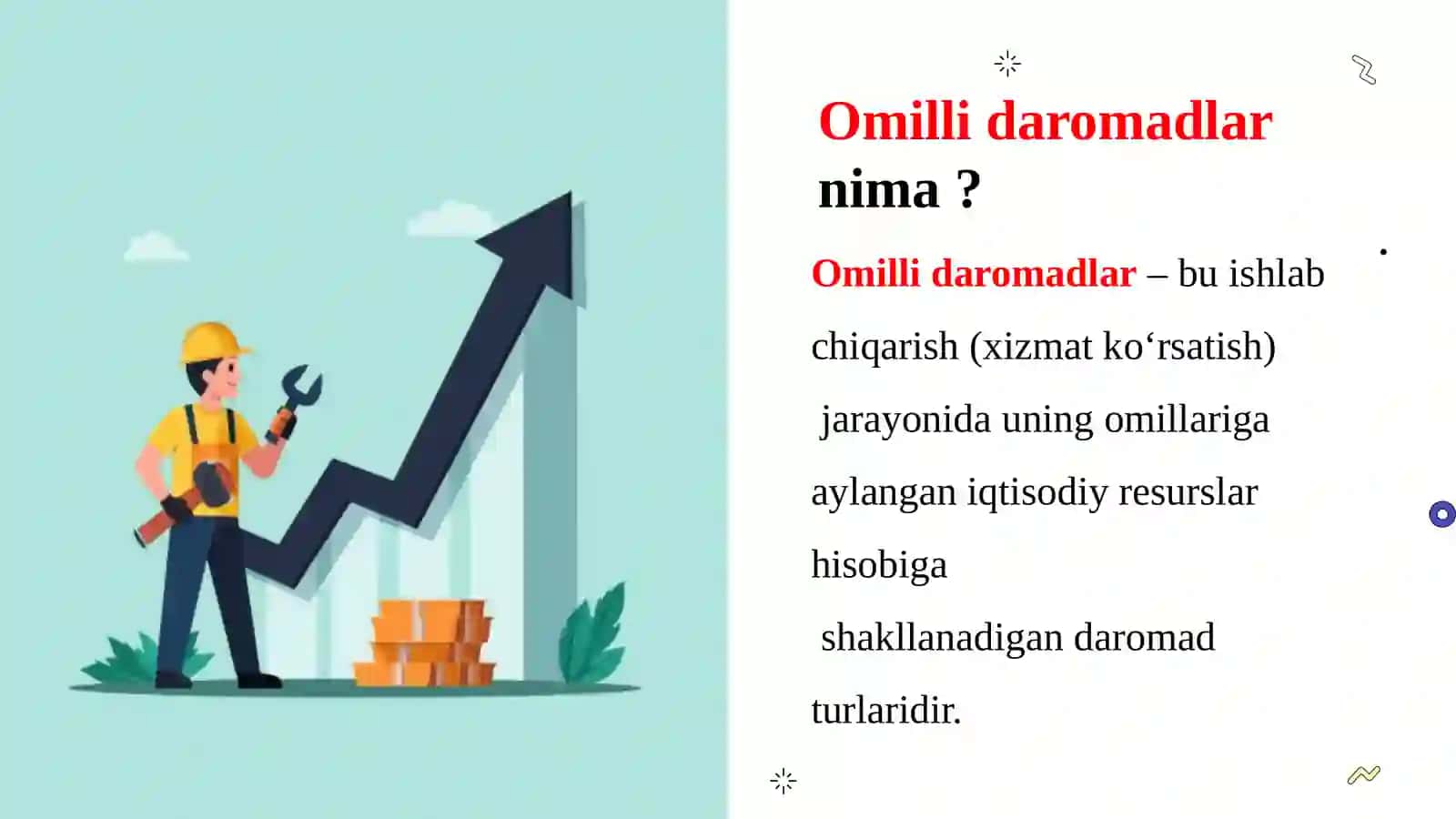 Omilli daromadlar va ish haqining shakllanishi 4