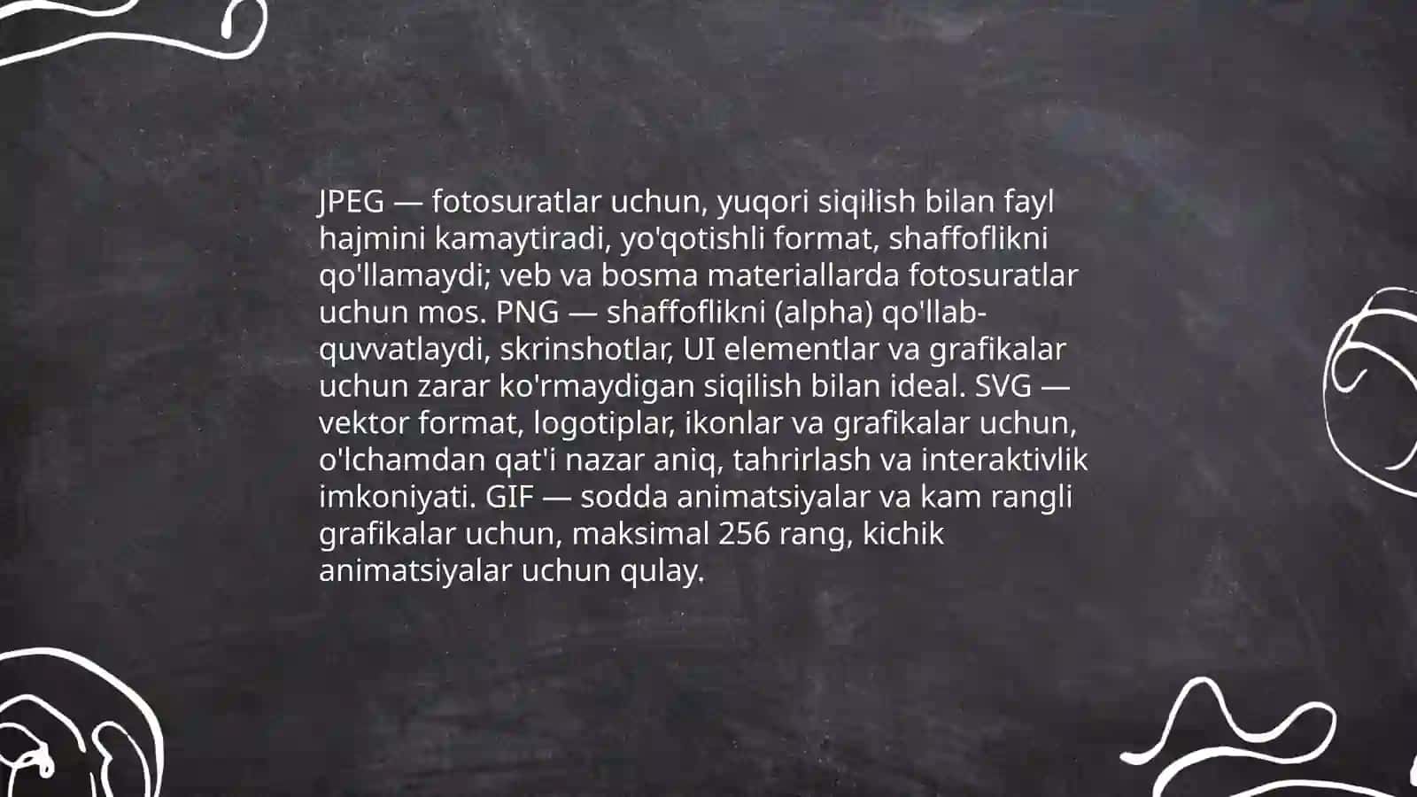 Tasvirlarni import qilishning maqsadi va afzalliklari 4