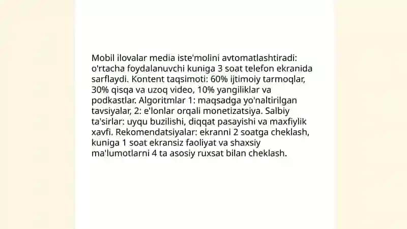 Media texnologiyalar kundalik hayotda 4