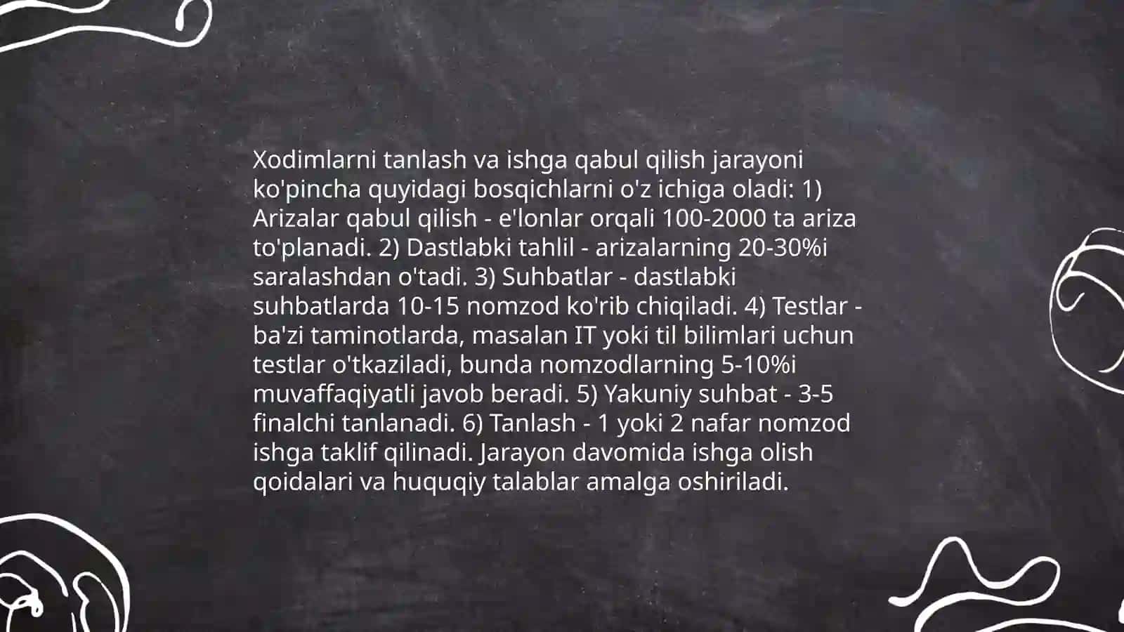 Rasmiy yondashuvda personalni jalb qilish 4