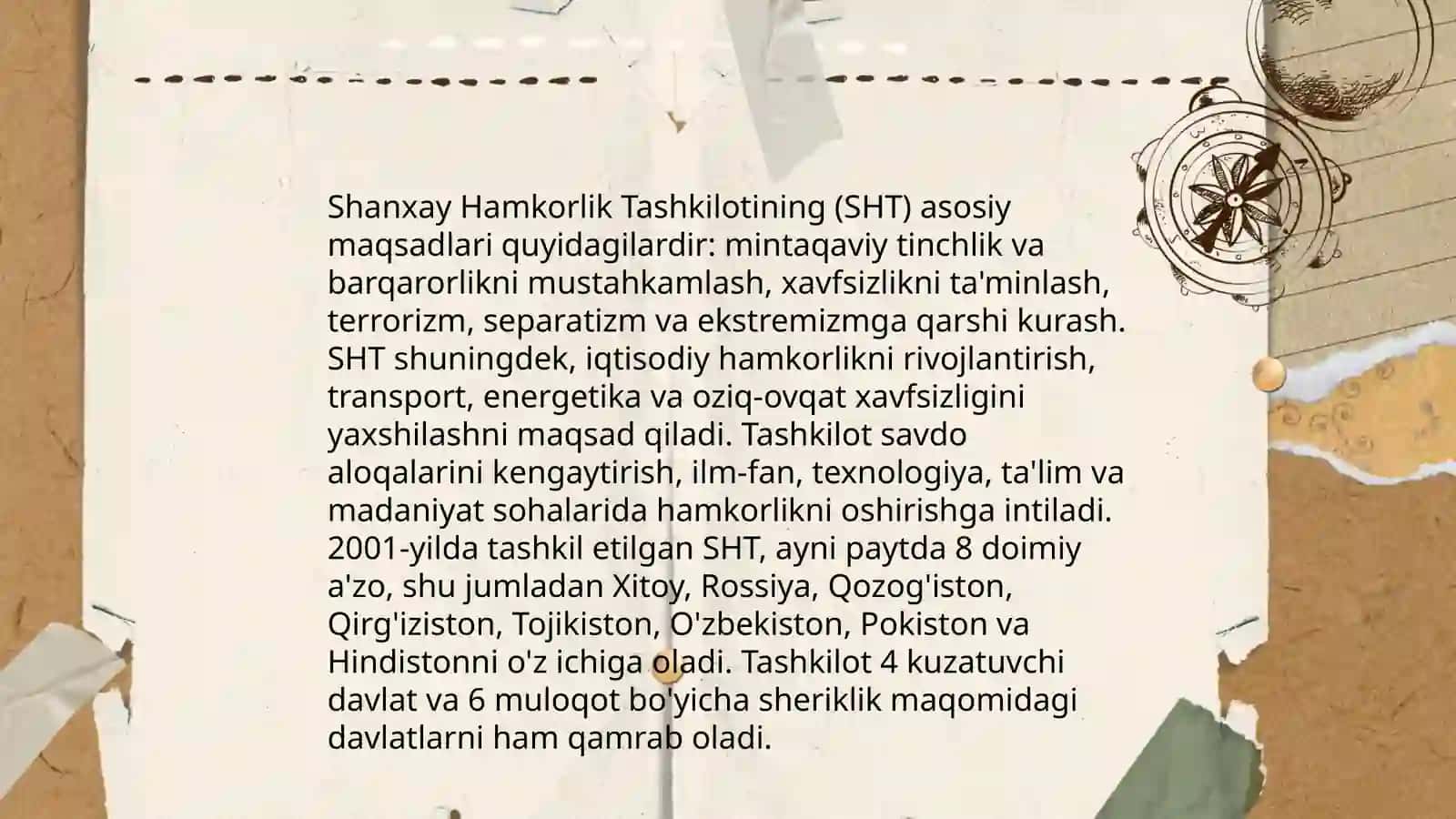 Shanxay Hamkorlik Tashkiloti 4